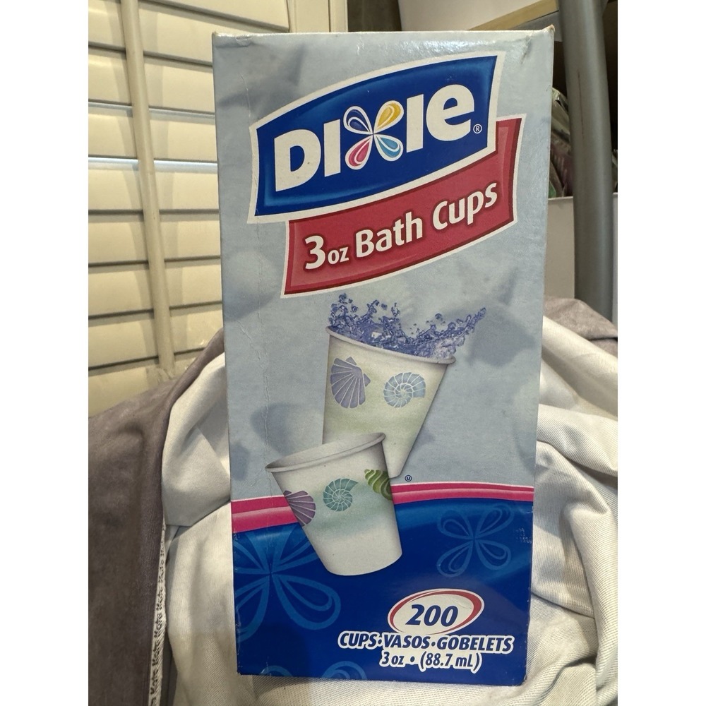 Dixie Shells Disposable Paper Bath Cups 3 Oz 200 Ct.